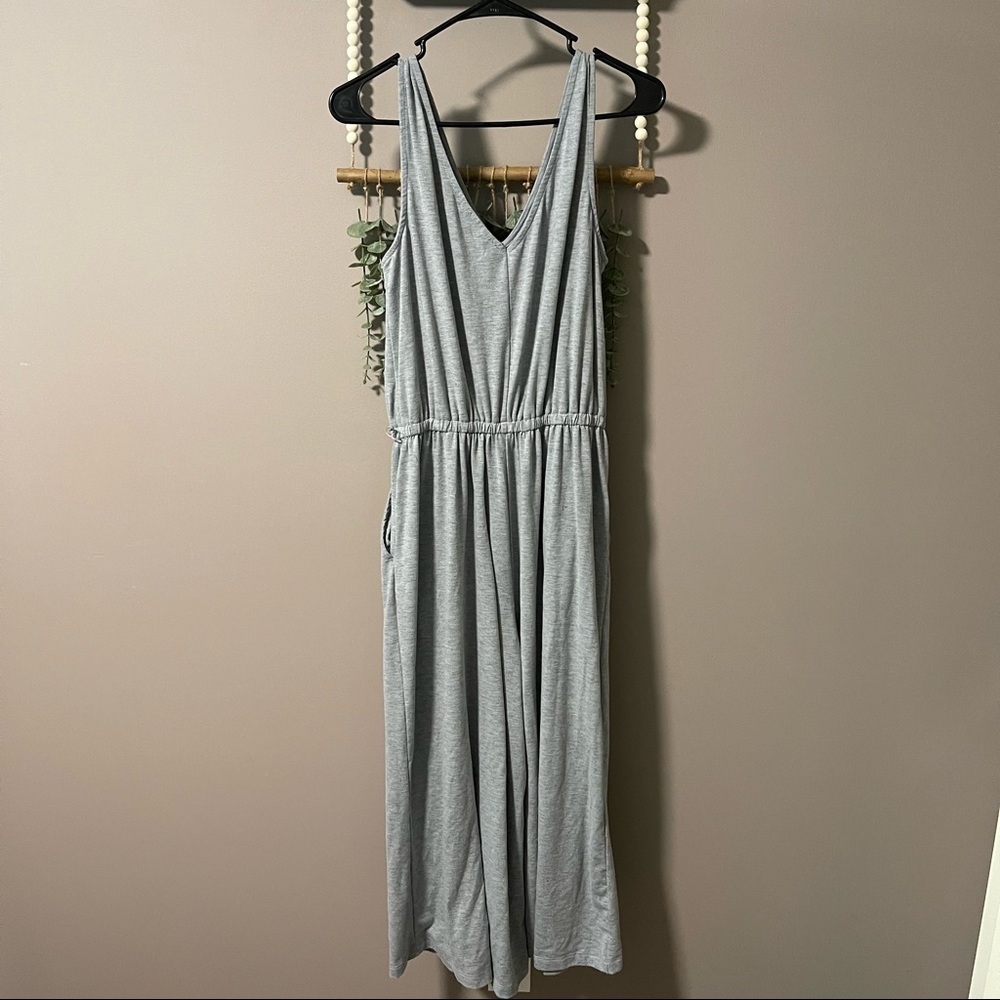 Time & Tru Gray Jumpsuit